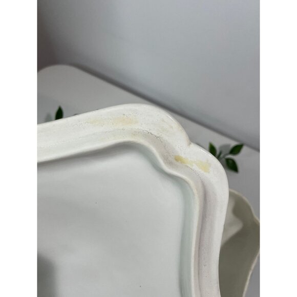 Antique H&C Limoges France Porcelain Covered Vegetable Tureen Dish Floral Design - Picture 10 of 16